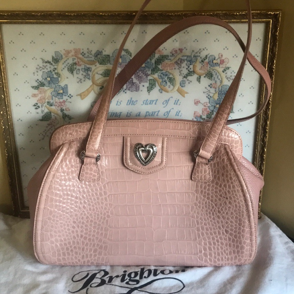 Pink Brighton leather bag. Carried once.